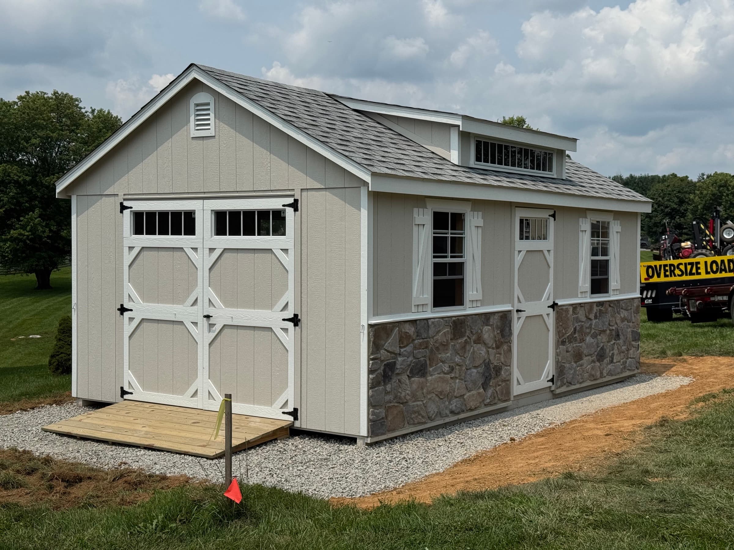 Anna's 12x20 A-Frame Finds a Home in Harpers Ferry