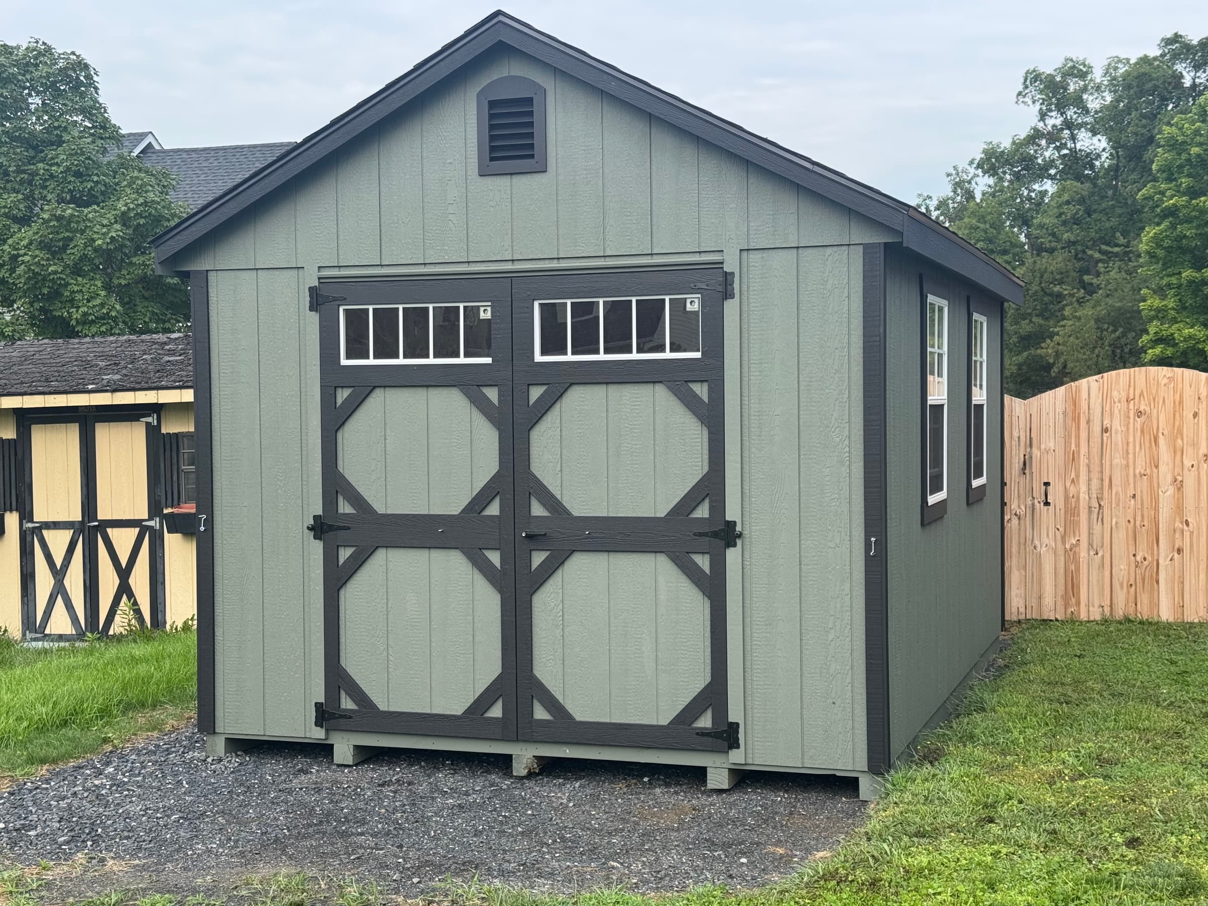 A Little More Room: Katy & Mike's New A-Frame Shed in Stephens City