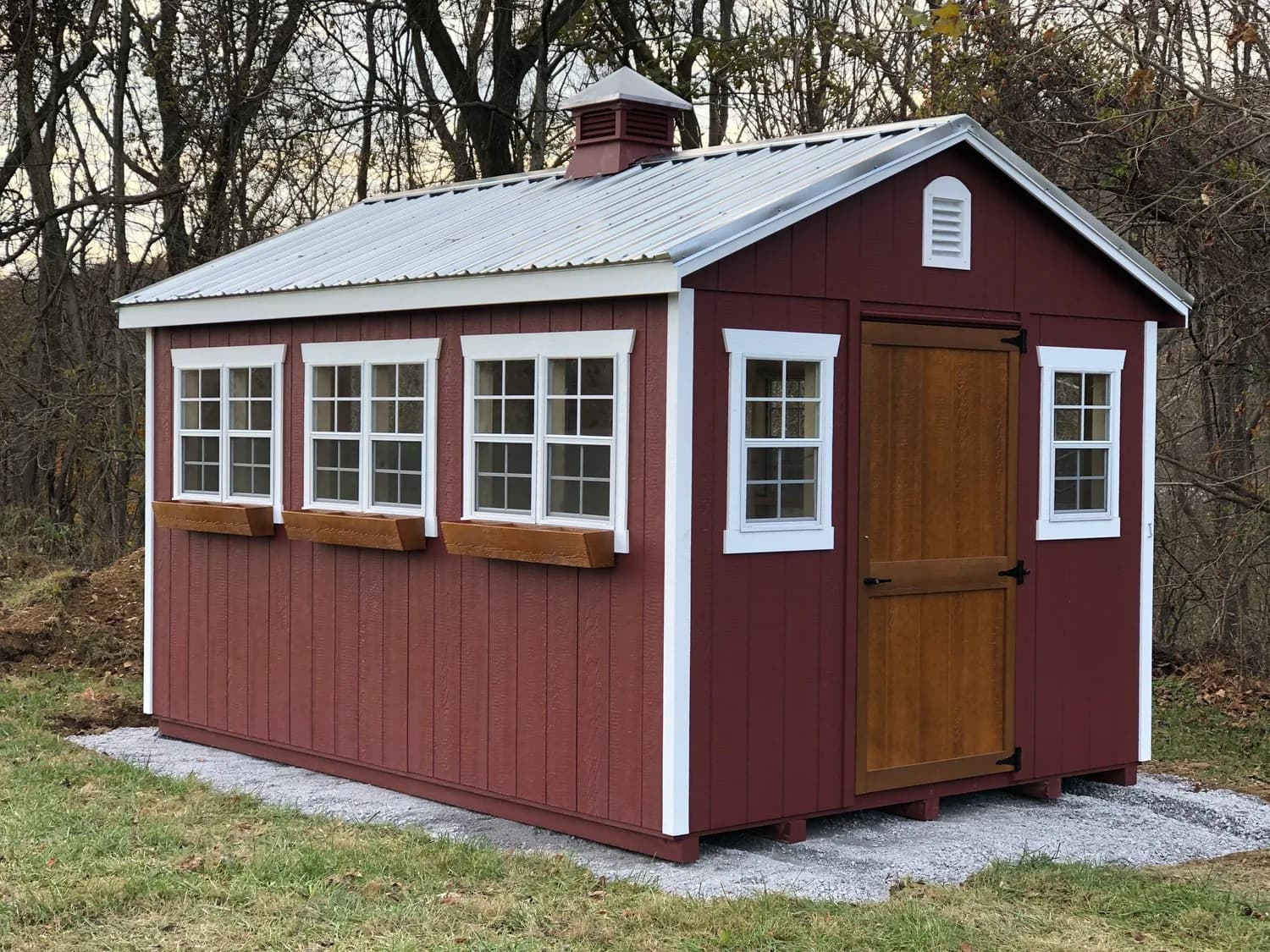Amish-built A-Frame Shed 8x12 for sale in the Shenandoah Valley