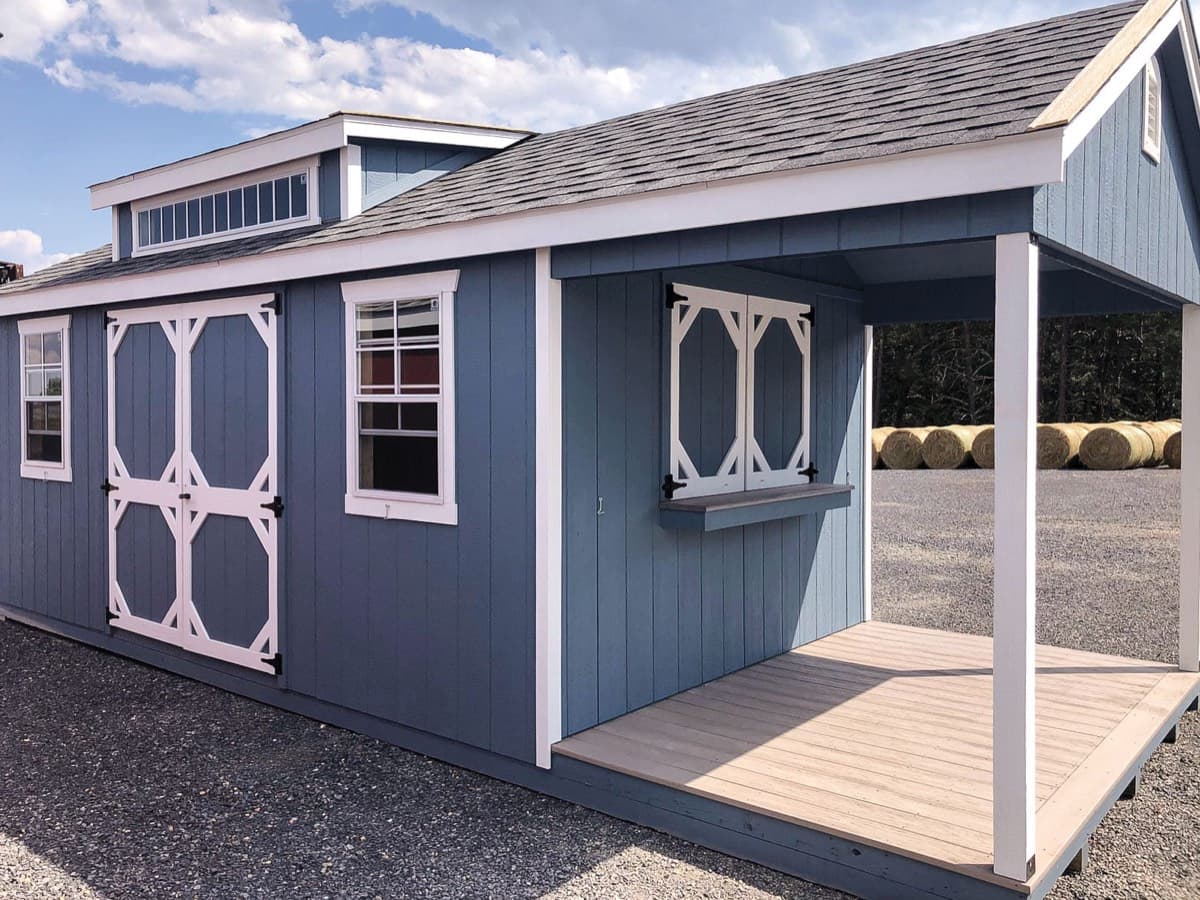 Amish-built bar sheds for sale in the Shenandoah Valley