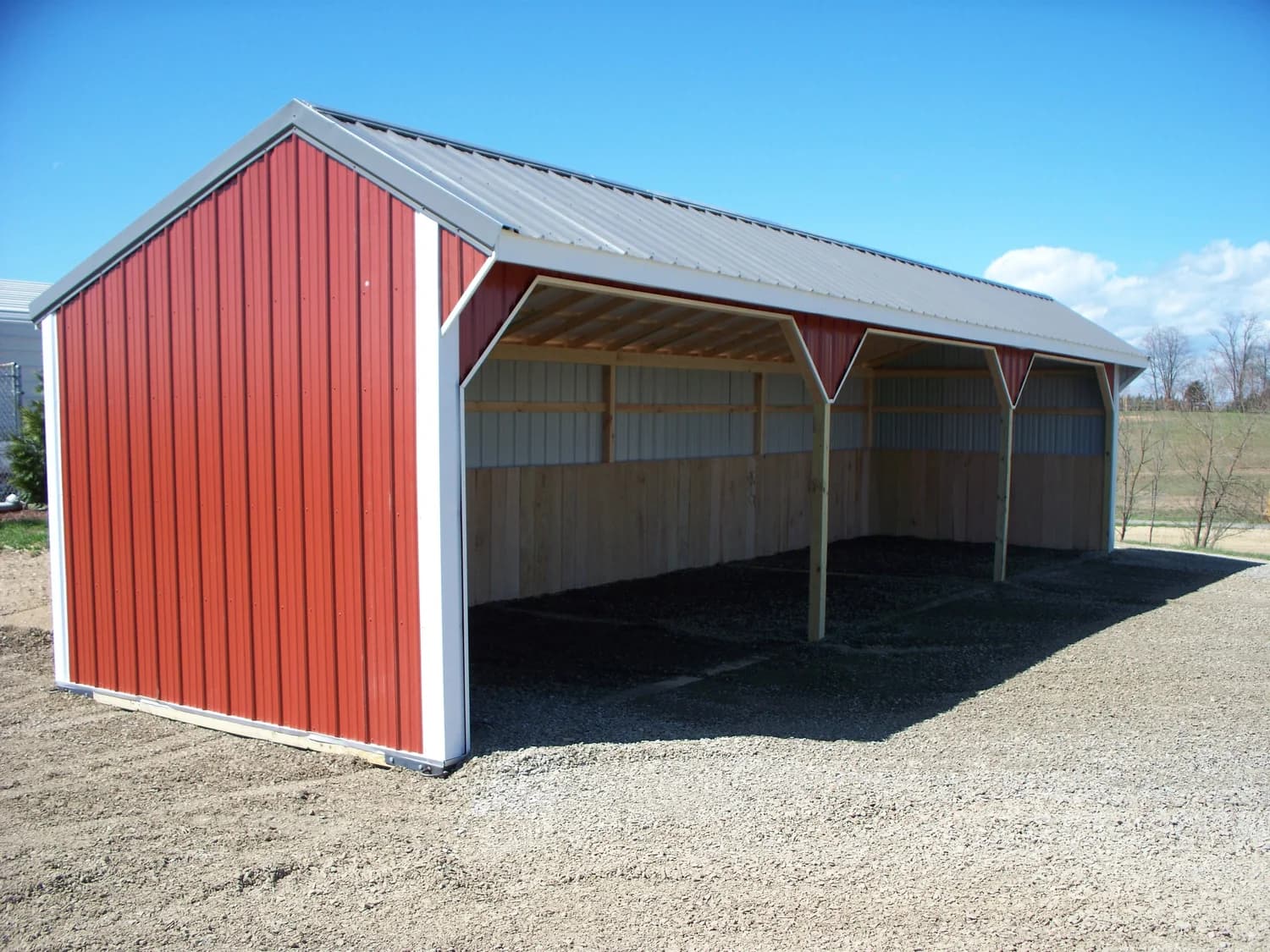 Amish-built Run-In Shelter 10x12 for sale in the Shenandoah Valley