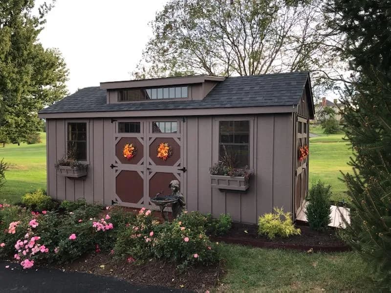 Amish-built Classic Storage Shed 8x10 for sale in the Shenandoah Valley
