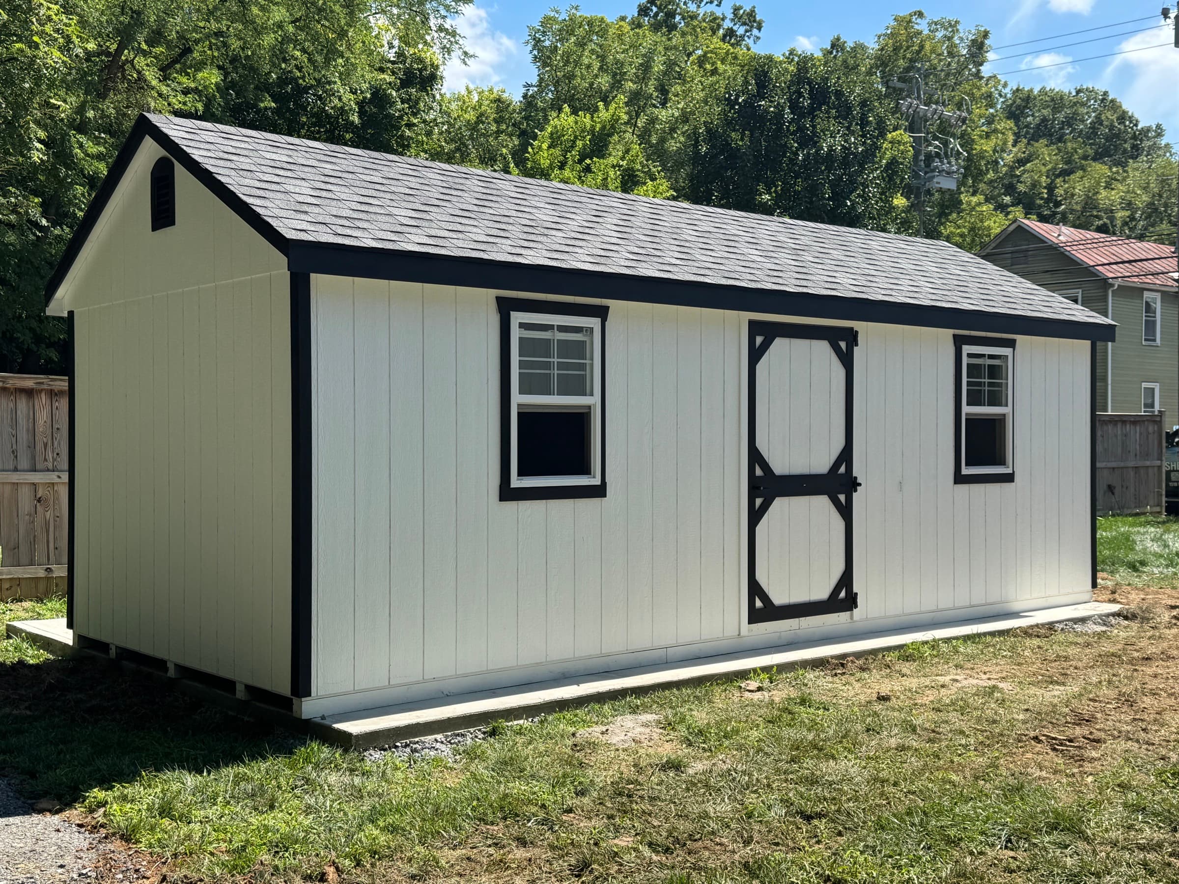 A Sewing Business Takes Shape in Boyce — Cathy & Mike's New A-Frame Workshop