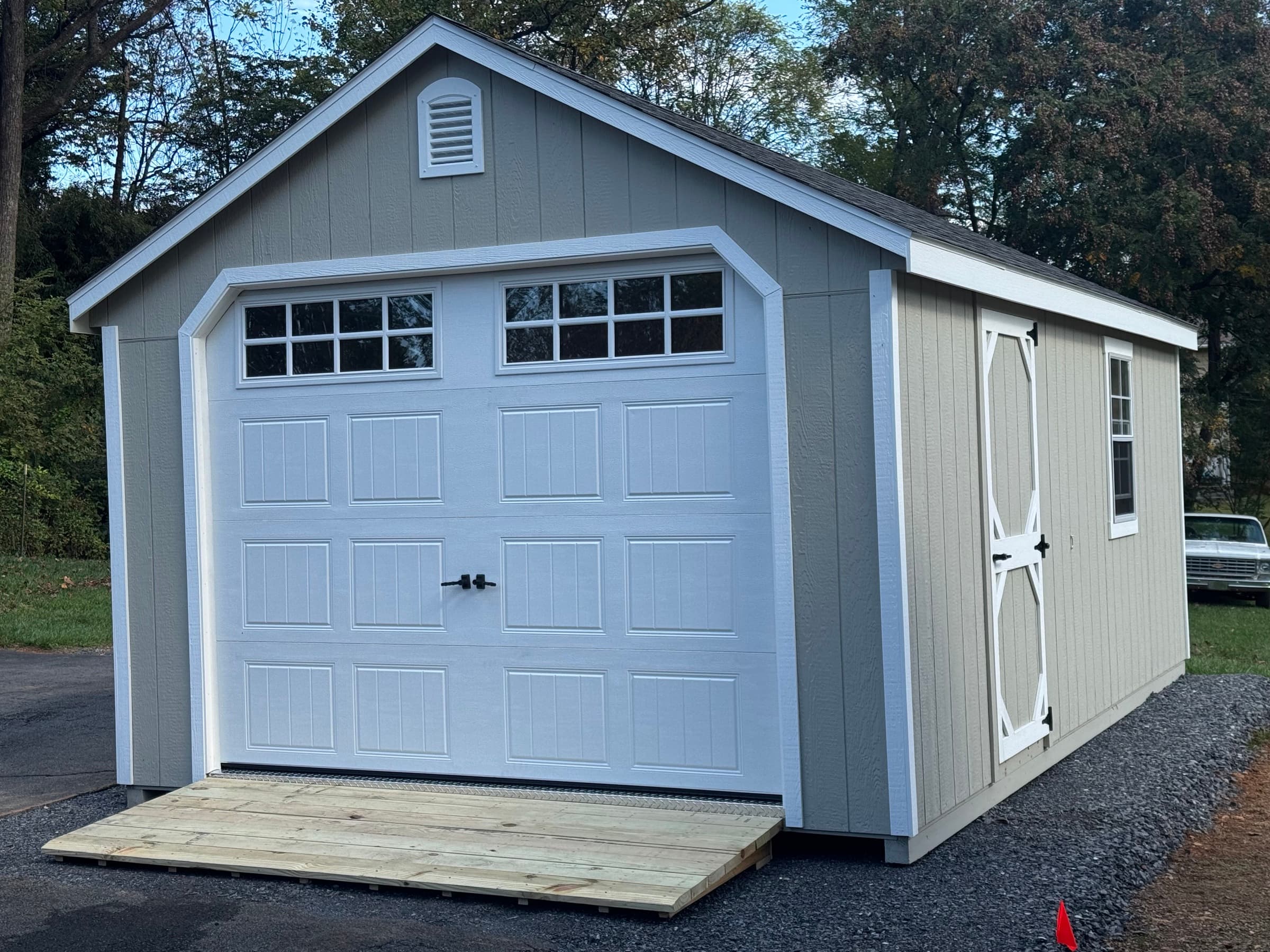 A 12x20 Garage Finds a Home in Warrenton
