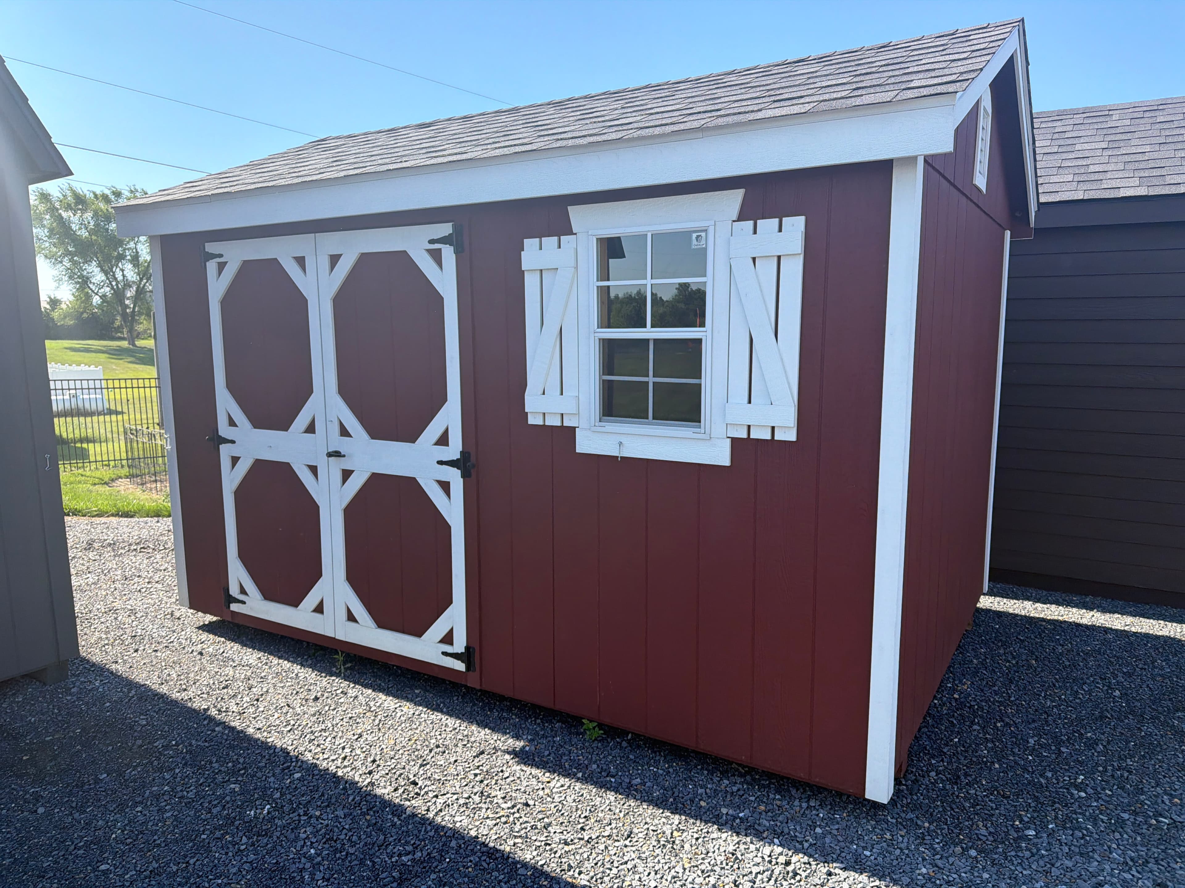 8x12 A-Frame Shed for sale