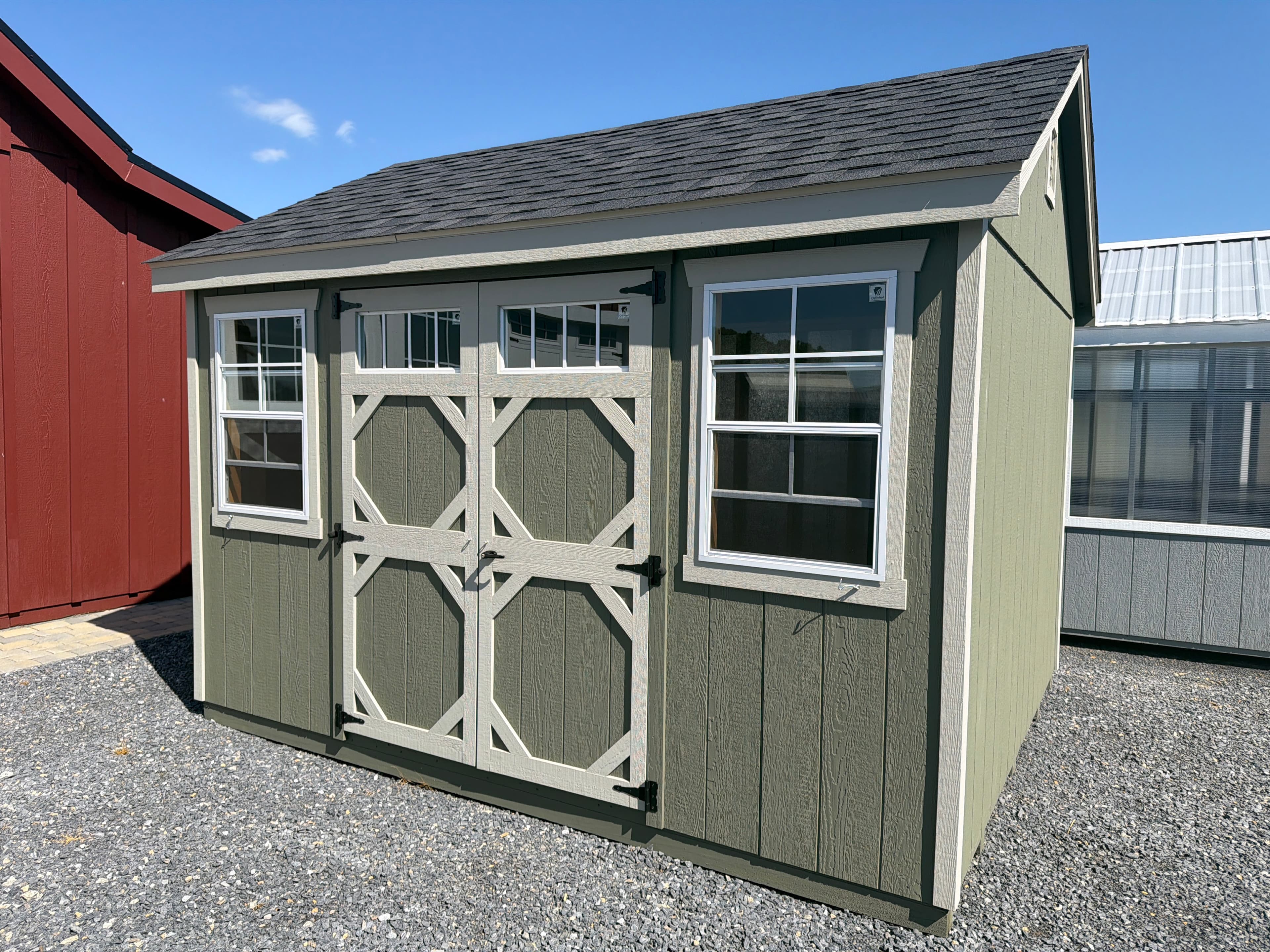 10x12 A-Frame Shed for sale