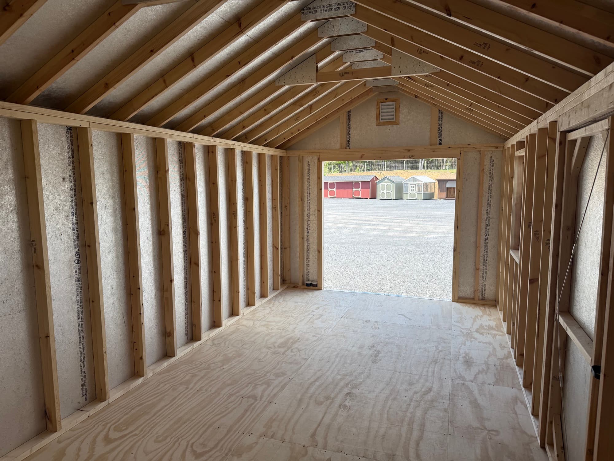 10x24 A-Frame Shed — photo 6